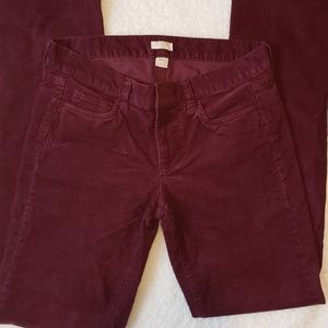 J.Crew Factory Stretch Straight&Narrow Corduroy 26